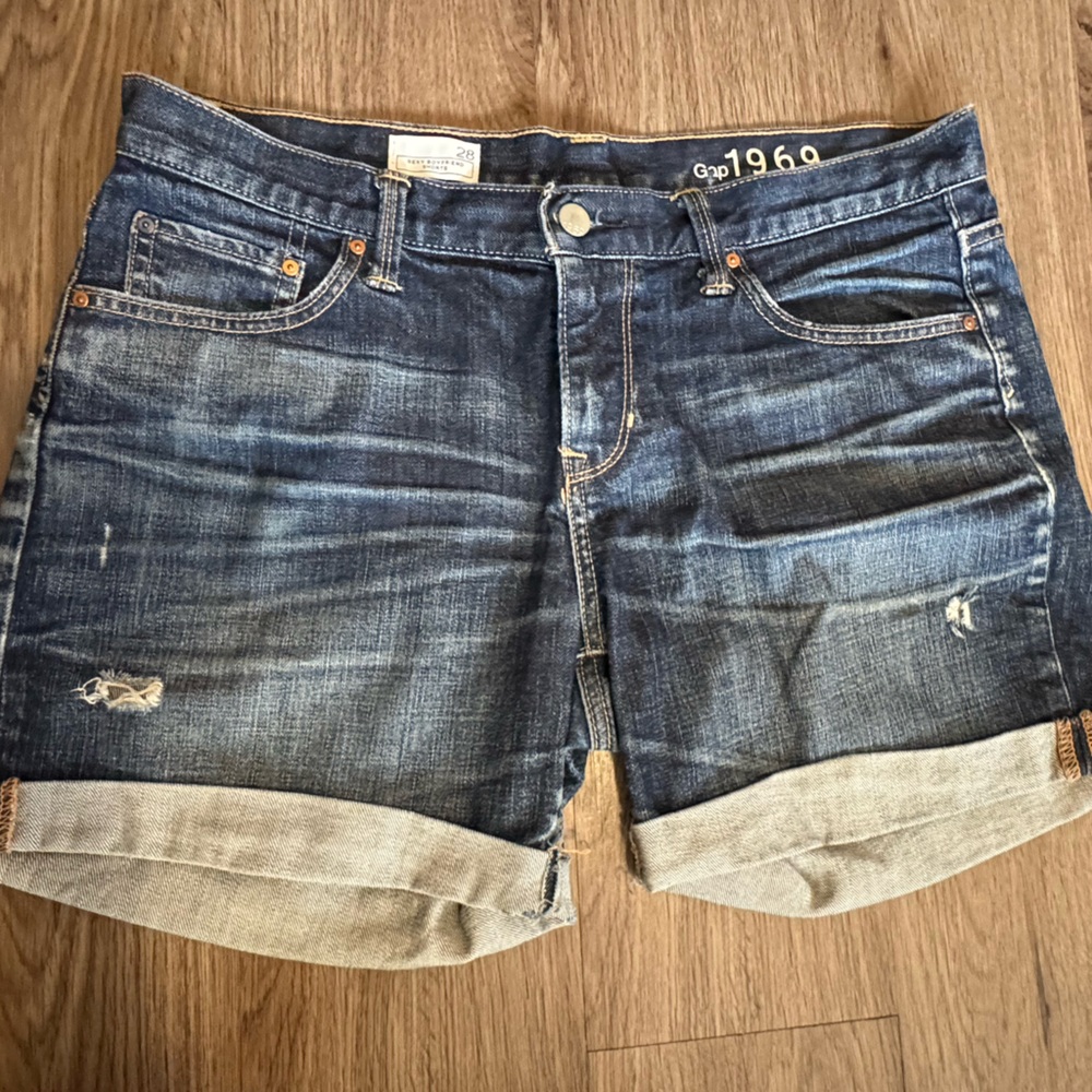 Old Navy Dark Blue Jean Shorts